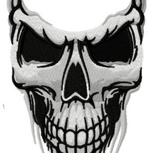 Disgusting skull 2 embroidery design