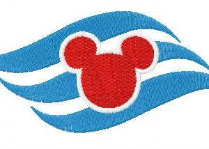 Disney Cruise Line logo embroidery design