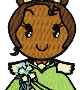 Disney Cuties Teana embroidery design