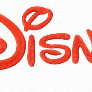 Disney logo embroidery design