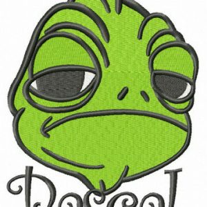 Displeased Pascal embroidery design