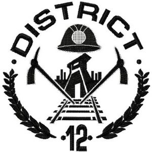 District 12 embroidery design