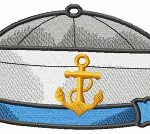Dixie cup hat embroidery design