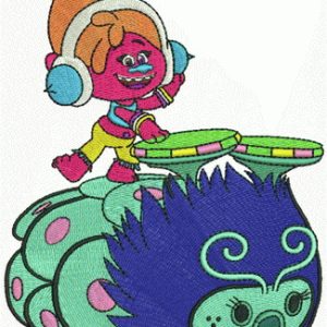 DJ Suki embroidery design