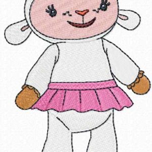 Lambie embroidery design