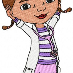 Doc McStuffins embroidery design