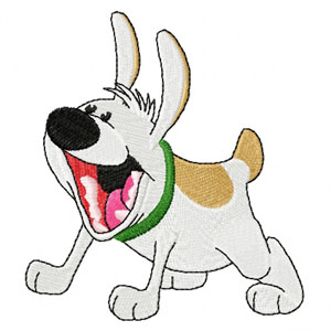 Dog from Mulan Movie  embroidery design