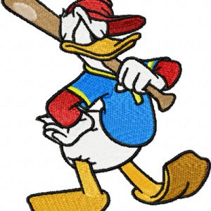 Donald Duck 1 embroidery design