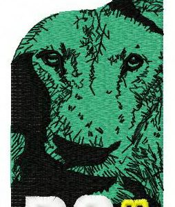 Don't disturb sign 3 embroidery design