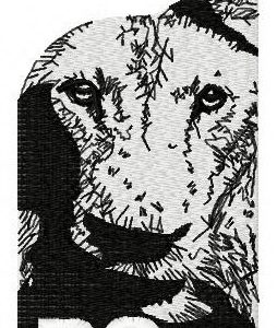 Don't disturb sign embroidery design