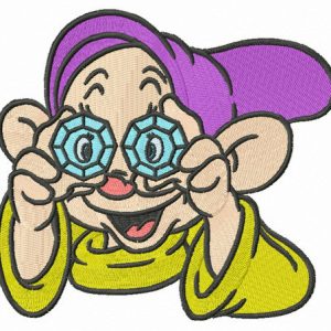 Dopey embroidery design