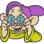 Dopey embroidery design