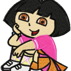 Dora the Explorer Relax embroidery design