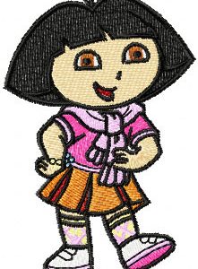 Dora the Explorer Scout 2 embroidery design