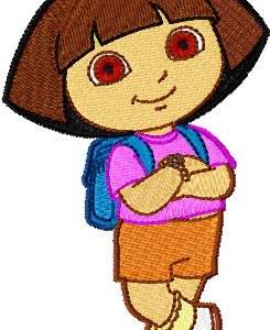 Dora the Explorer 18  embroidery design