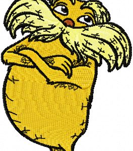 Lorax 3 embroidery design