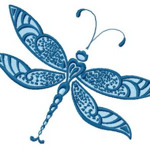 Dragonfly 3 embroidery design