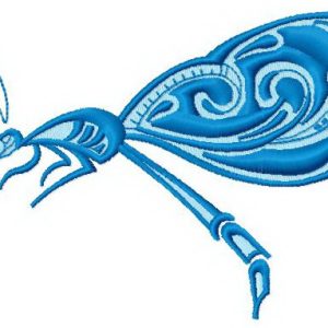 Dragonfly 6 embroidery design