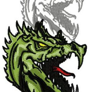 Dragon's shadow 10 embroidery design