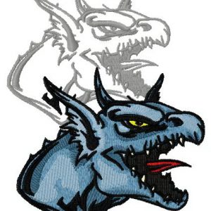 Dragon's shadow 4 embroidery design