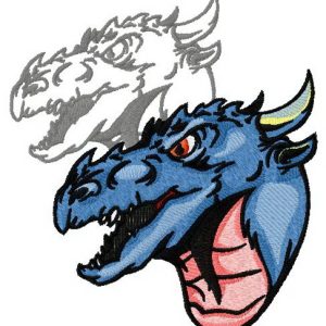 Dragon's shadow 7 embroidery design