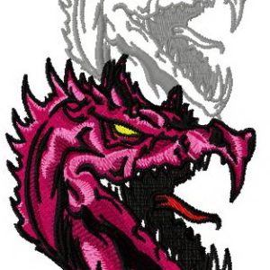 Dragon's shadow 9 embroidery design