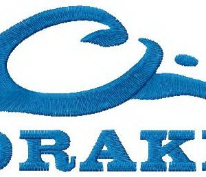 Drake logo embroidery design