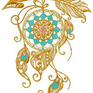 Dreamcatcher 14 embroidery design