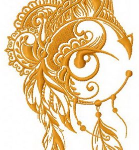 Dreamcatcher 23 embroidery design