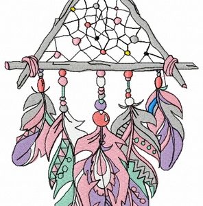 Dreamcatcher 29 embroidery design