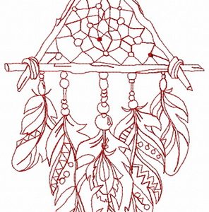 Dreamcatcher 30 embroidery design