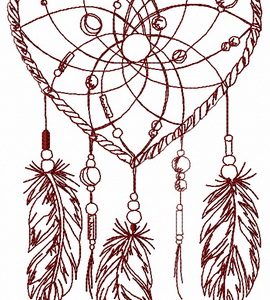 Dreamcatcher 35 embroidery design