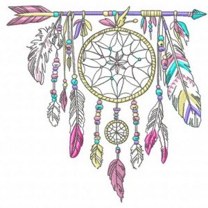 Dreamcatcher 3 embroidery design