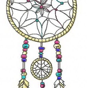Dreamcatcher 4 embroidery design