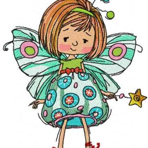 Dreaming Fairy embroidery design