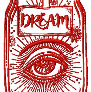 Dreams in jar 2 embroidery design