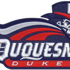Duquesne Dukes logo embroidery design