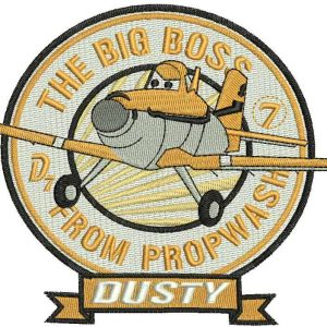 Dusty Crophopper embroidery design