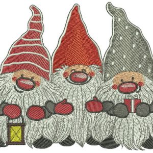 Dwarves embroidery design