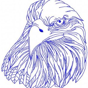 Eagle 10 embroidery design