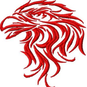 Tribal eagle 5 embroidery design