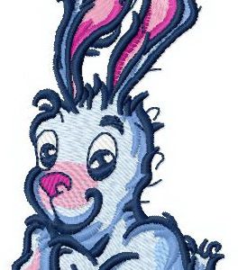 Easter bunny 3 embroidery design