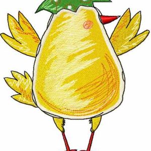 Easter chicken 1 embroidery design