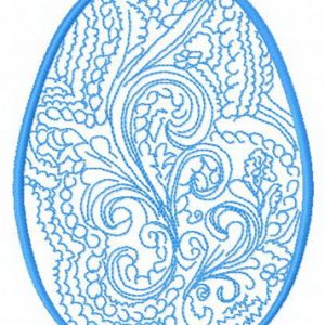 Easter egg 4 embroidery design