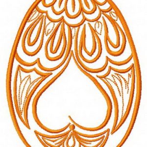 Easter egg 5 embroidery design