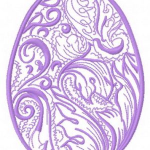 Easter egg 6 embroidery design