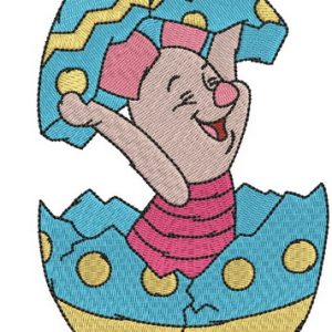 Easter surprise embroidery design