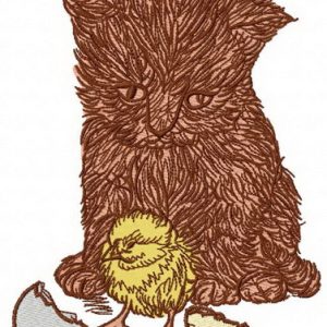 Easter surprise embroidery design