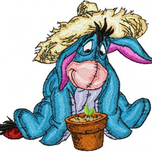 Eeyore embroidery design