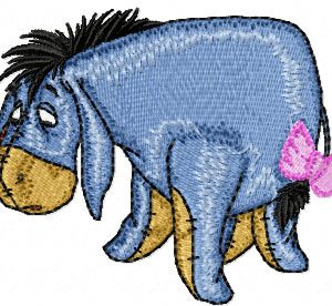 Eeyore 3 embroidery design